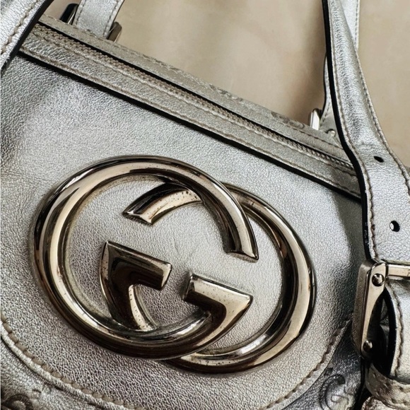 ✨ Gucci Guccissima Silver Mini Boston Bag – Limited Edition ✨ - Picture 5 of 15